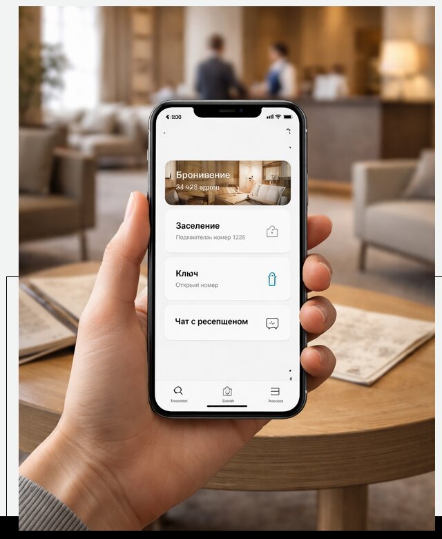 Мобильное приложение для гостей отеля в Вольске, управление сервисом